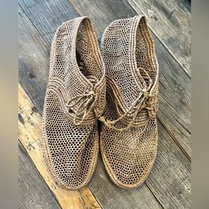 Raffia shoes